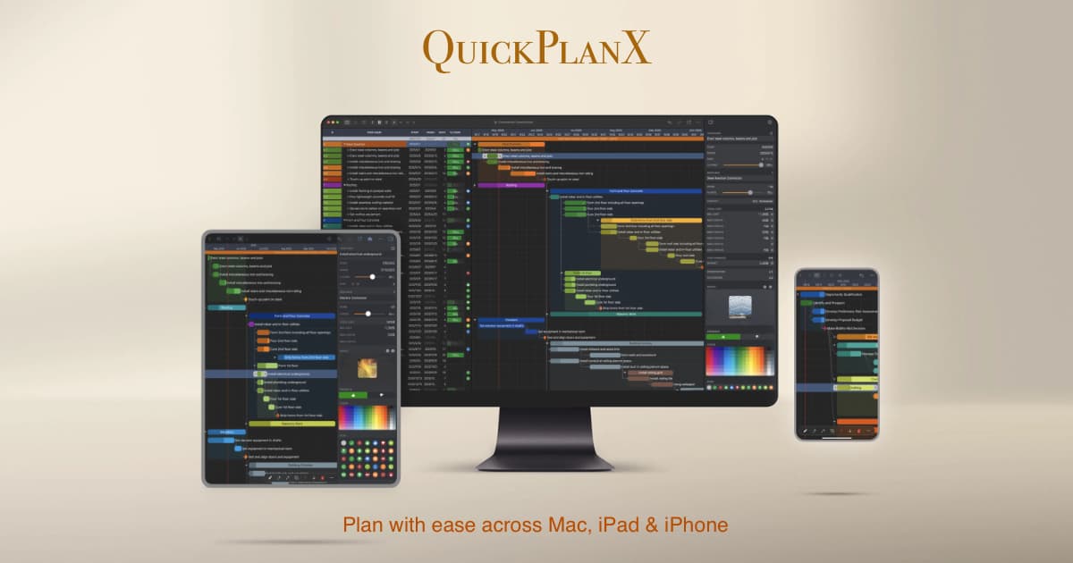Powerful Project Plan App for Mac, iPad, and iPhone
