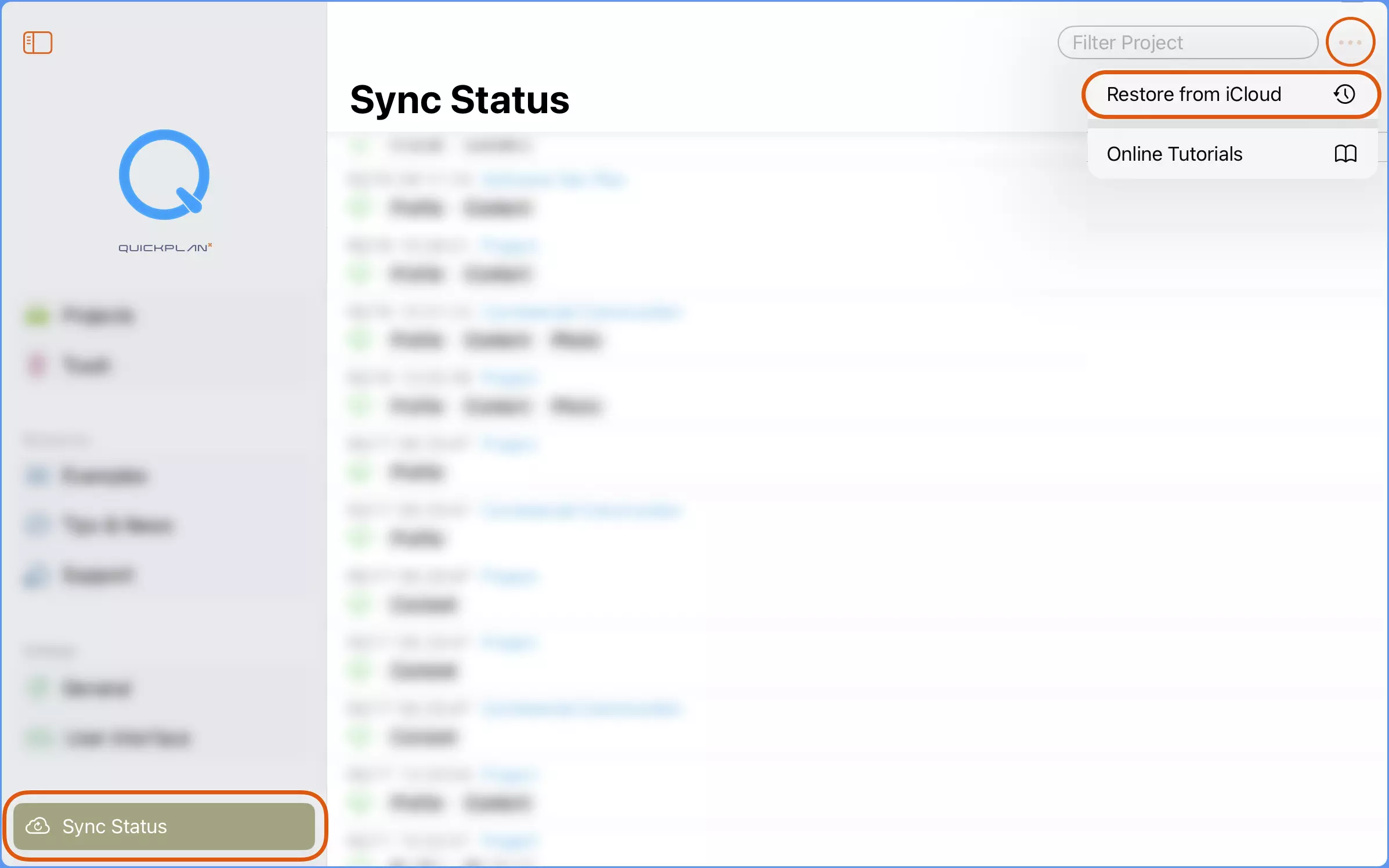Herstellen vanuit iCloud